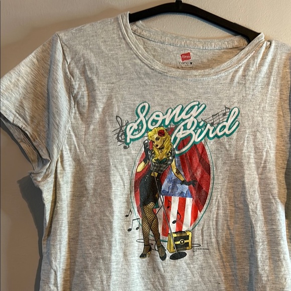 Hanes Light Gray Nano T-Shirt - Picture 6 of 7